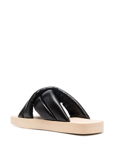 Shop Proenza Schouler Float Padded Sandals In Black