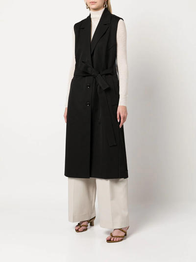 Shop 3.1 Phillip Lim / フィリップ リム Belted Longline Waistcoat In Black