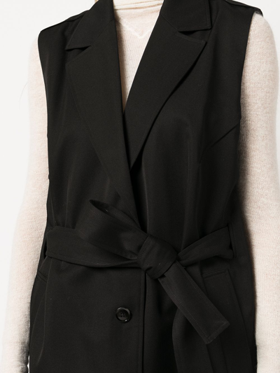 Shop 3.1 Phillip Lim / フィリップ リム Belted Longline Waistcoat In Black