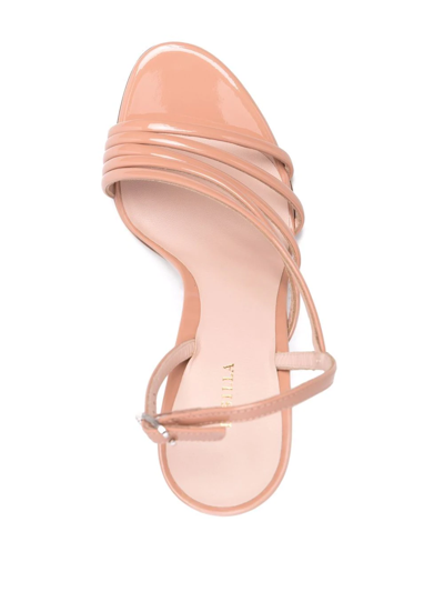 Shop Le Silla Scarlet High-heel Sandals In Neutrals
