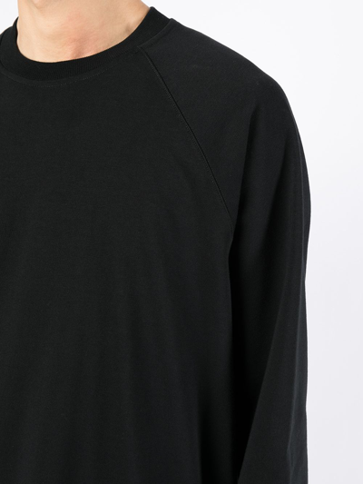 Shop Rick Owens Longline Long-sleeve T-shirt In Black