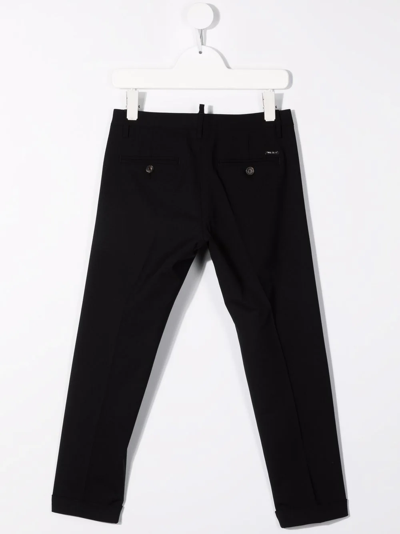 Shop Dsquared2 Stretch-fit Trousers In Black