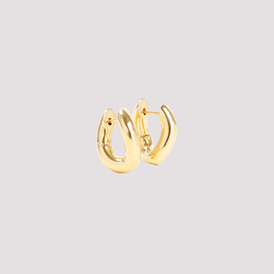 Shop Balenciaga Loop Earrings Jewellery In Metallic