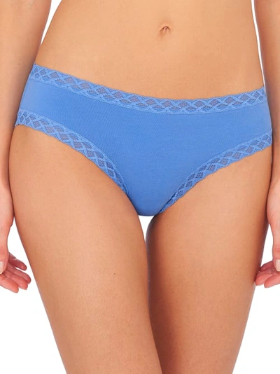 Shop Natori Bliss Cotton Girl Brief In Pool Blue