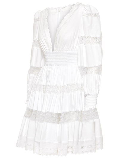 Shop Dolce & Gabbana White Cotton Dress