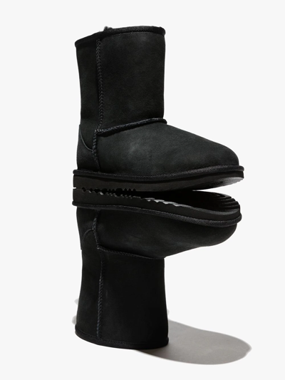 Shop Ugg Teen Classic Short Ii Shearling Boots In Black