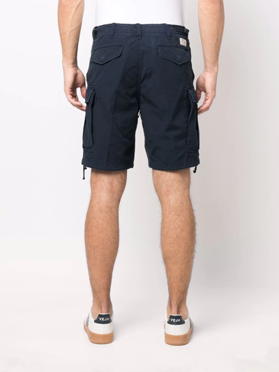 Shop Polo Ralph Lauren Cotton Cargo Shorts In Blue