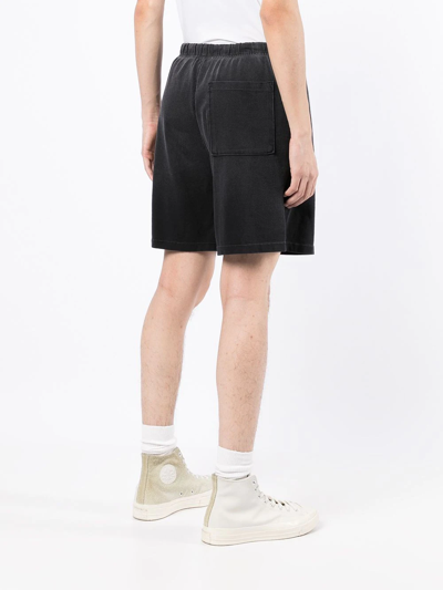 Shop Alchemist Logo-print Track Shorts In Black