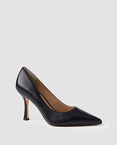 Ann Taylor Mila Leather Pumps In Black