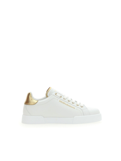 Shop Dolce & Gabbana Sneakers In White