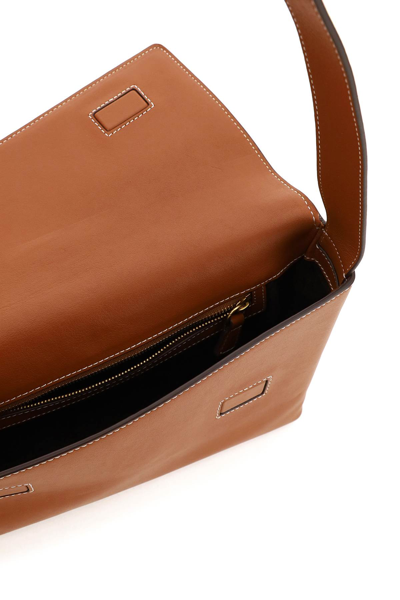 Shop Staud Acute Shoulder Bag In Tan (brown)