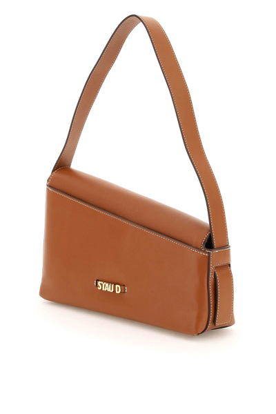 Shop Staud Acute Shoulder Bag In Tan (brown)