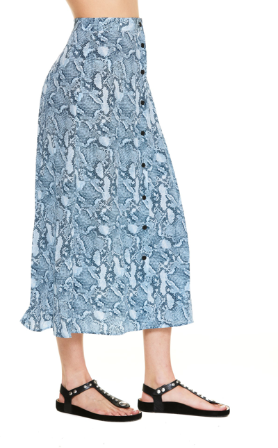 Shop Zadig & Voltaire June Maxi Skirt In Blue
