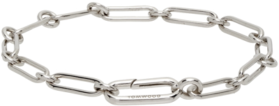 Shop Tom Wood Silver Large Box Bracelet