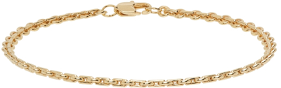 Shop Laura Lombardi Gold Pina Bracelet In Brass