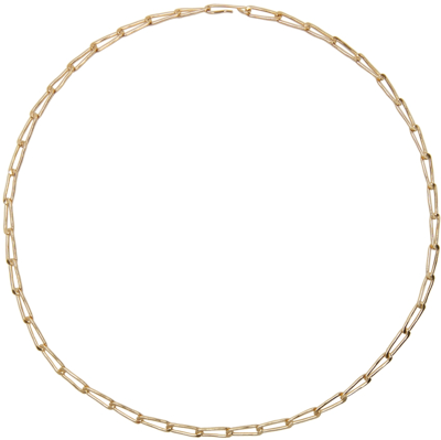 Shop Laura Lombardi Gold Adriana Necklace In Brass