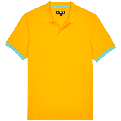 Shop Vilebrequin Polo In Yellow