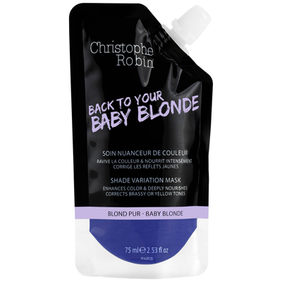 Shop Christophe Robin Shade Variation Mask - Baby Blonde Pocket 75ml
