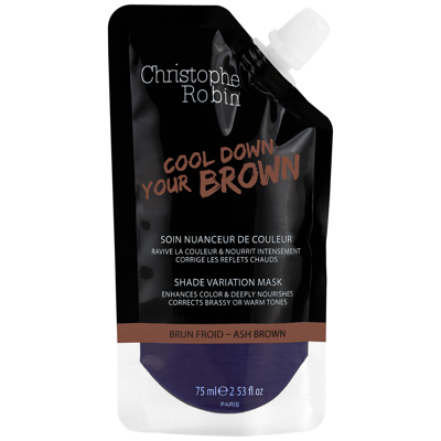 Shop Christophe Robin Shade Variation Mask - Ash Brown Pocket 75ml