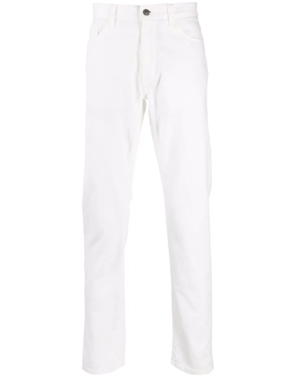 Shop Ermenegildo Zegna City Slim-fit Jeans In White