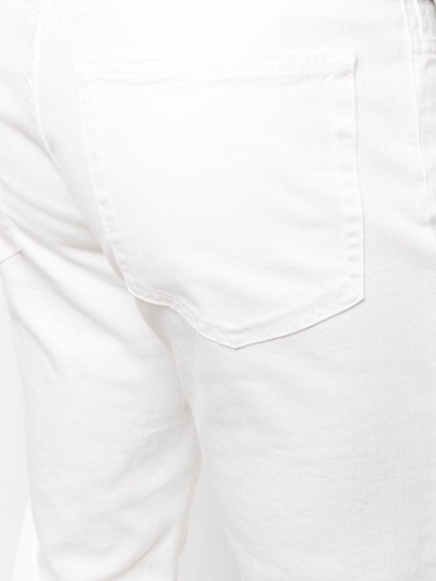Shop Ermenegildo Zegna City Slim-fit Jeans In White