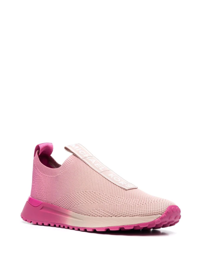 Shop Michael Michael Kors Bodie Ombré Sneakers In Pink