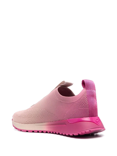 Shop Michael Michael Kors Bodie Ombré Sneakers In Pink