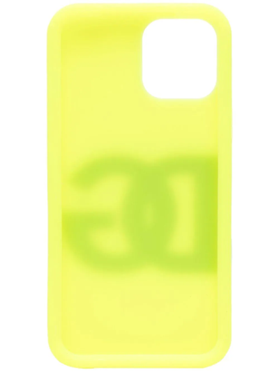 Shop Dolce & Gabbana Logo-embossed Iphone 12 Pro Max Phone Case In Yellow