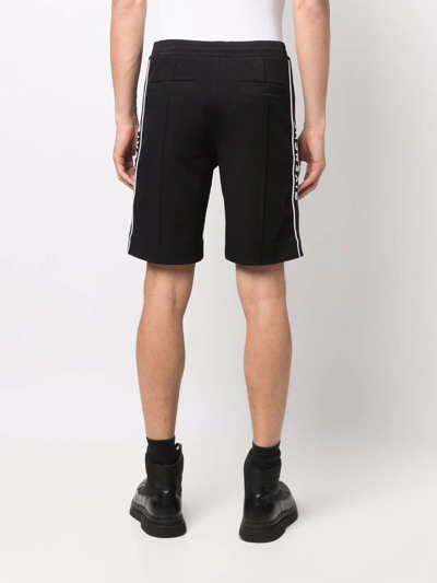 Shop Givenchy Logo-tape Track Shorts In Black