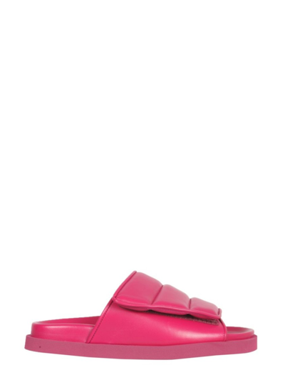 Shop Gia Borghini Fuchsia Other Materials Sandals In Pink
