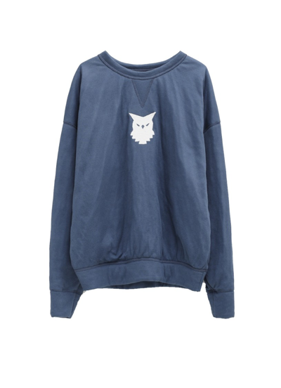 Shop Maison Margiela Animal Totem Sweatshirt In Blue