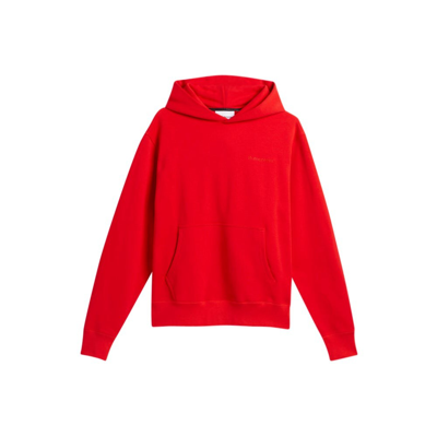Shop Adidas Originals Pharrell Williams Basics Hood (red)