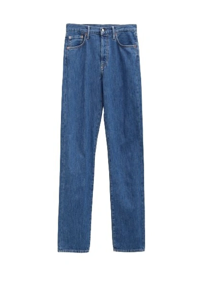 Shop Acne Studios Straight Fit Jeans In Blue