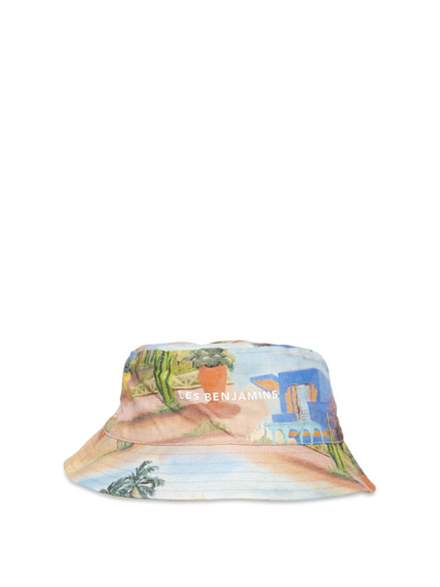 Shop Les Benjamins Bucket Hat 601 In Multicolor