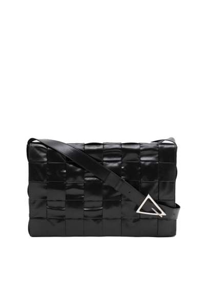 Shop Bottega Veneta Cassette Black Bag