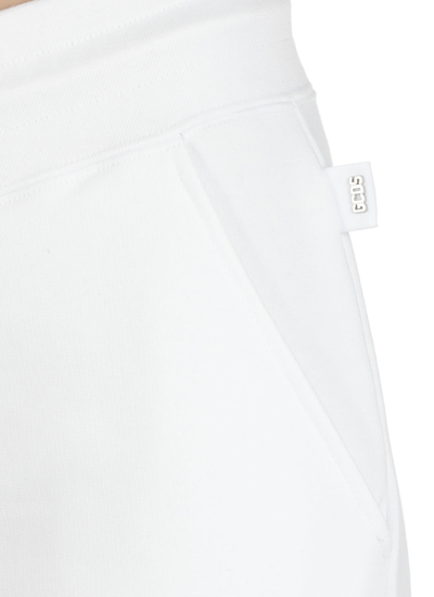 Shop Gcds Trousers White In Bianco