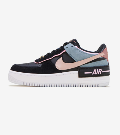 Shop Nike Air Force 1 Shadow Sneakers In Black,brown,pink