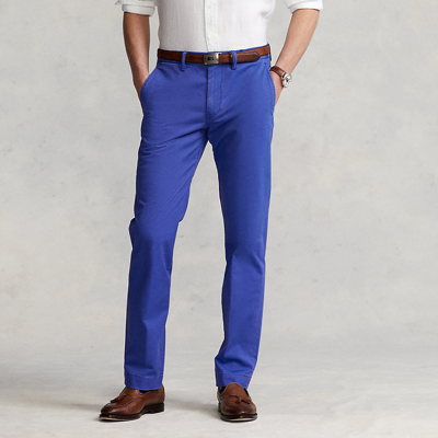 Shop Ralph Lauren Stretch Straight Fit Washed Chino Pant In Liberty