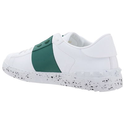 Shop Valentino Men's Shoes Trainers Sneakers   Open For A Change In White