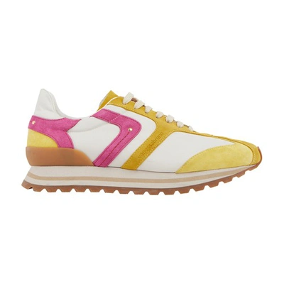 Shop Vanessa Bruno Faye Running Shoes In Multico Jaune