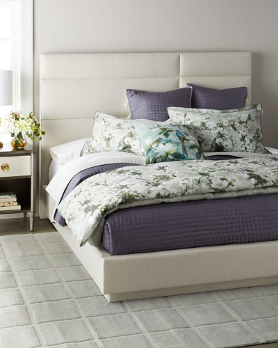 Shop Interlude Home Quadrant Queen Bed In Pearl
