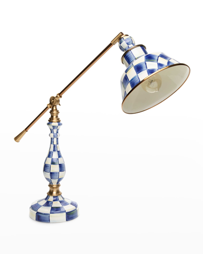 Shop Mackenzie-childs Royal Check 22" Reading Table Lamp
