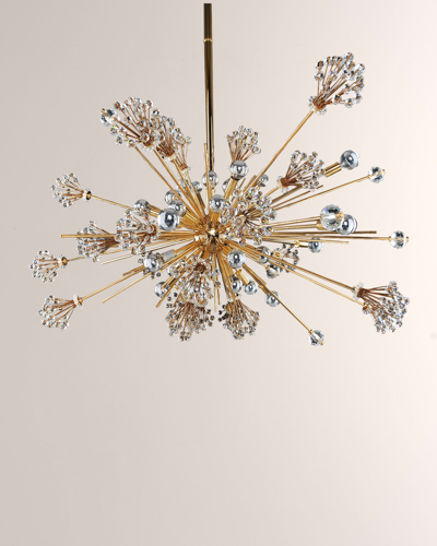 Shop Allegri Crystal By Kalco Lighting Constellation 47" 30-light Oval Pendant