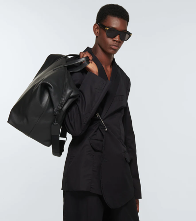 Shop Balenciaga Oversized Blazer In Black