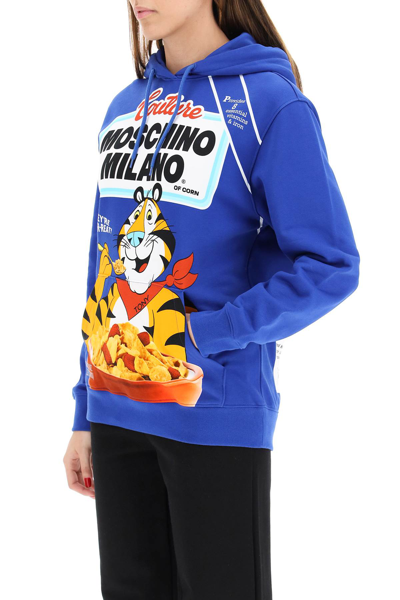 Shop Moschino Kellogg's Tony The Tiger Hoodie In Mixed Colours