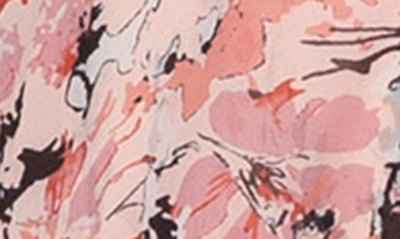 Standards & Practices Robin Blossom Floral Maxi Wrap Dress In Pink