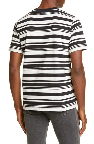 Shop Apc Gilbert Stripe T-shirt In Black
