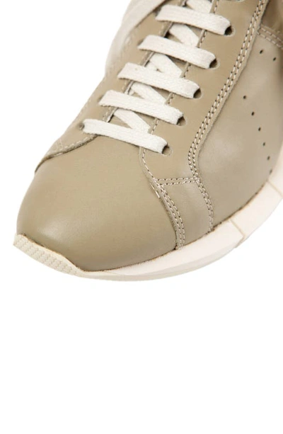 Paloma Barceló Alenzon Wedge Sneaker In Med. Green/ Salvia
