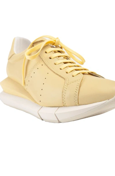 Shop Paloma Barceló Alenzon Wedge Sneaker In Pastel Yellow