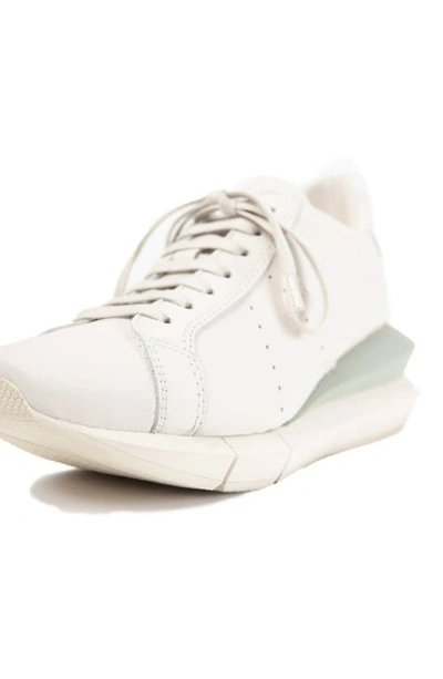 Shop Paloma Barceló Alenzon Wedge Sneaker In White/ Gesso-jadite